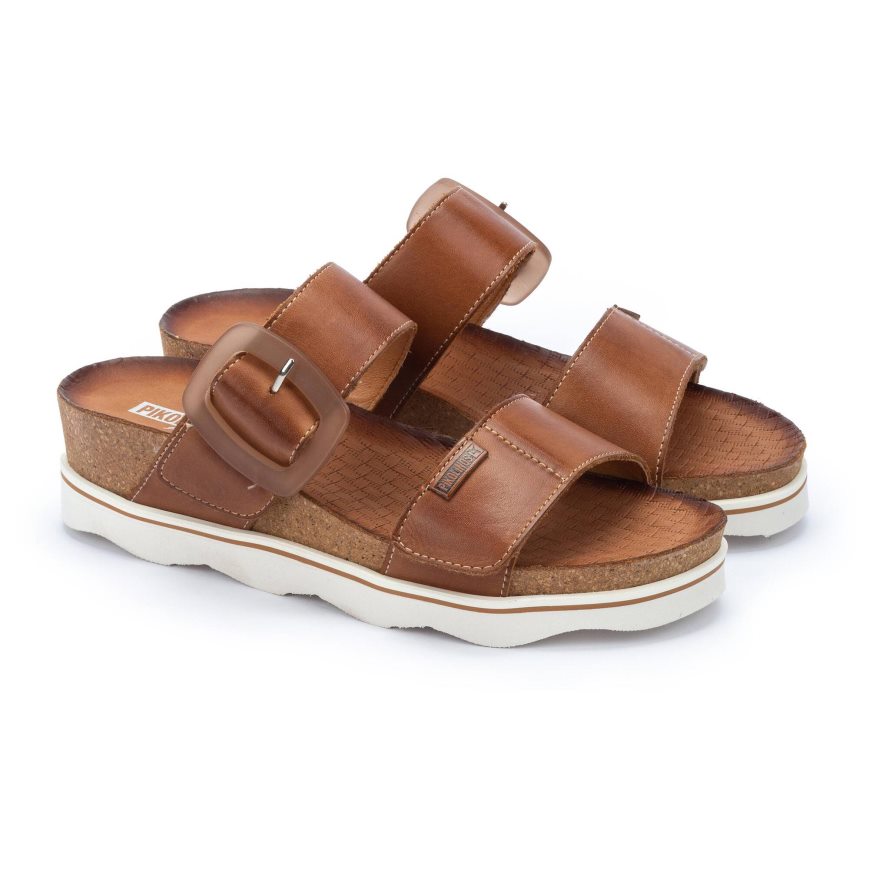 Women's Pikolinos MENORCA Sandals Brown | NZ H90Q572